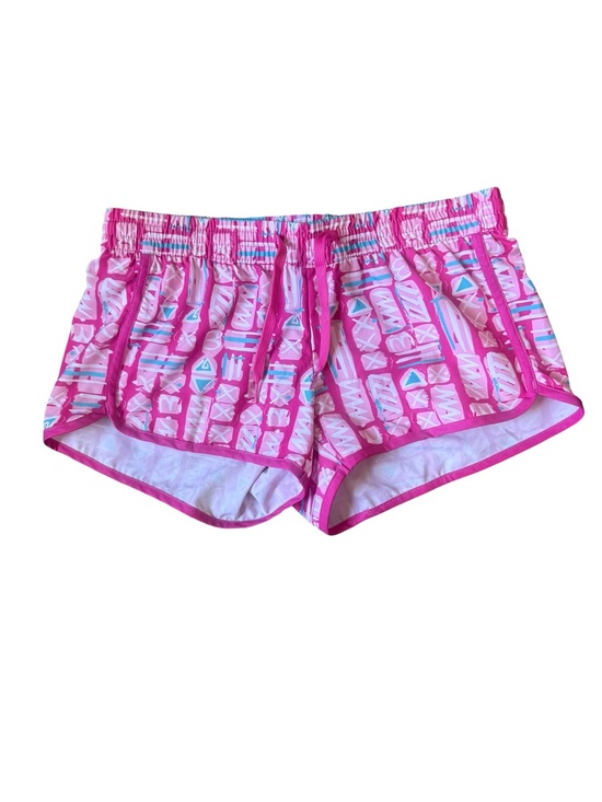 Tipsy Elves Pants - Tipsy Elves Pink Tribal Geometric Athletic Shorts Small Like New!